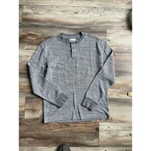 NWOT Goodfello & Co Men's Long Sleeve Sweater Gray Ribbed Size Medium